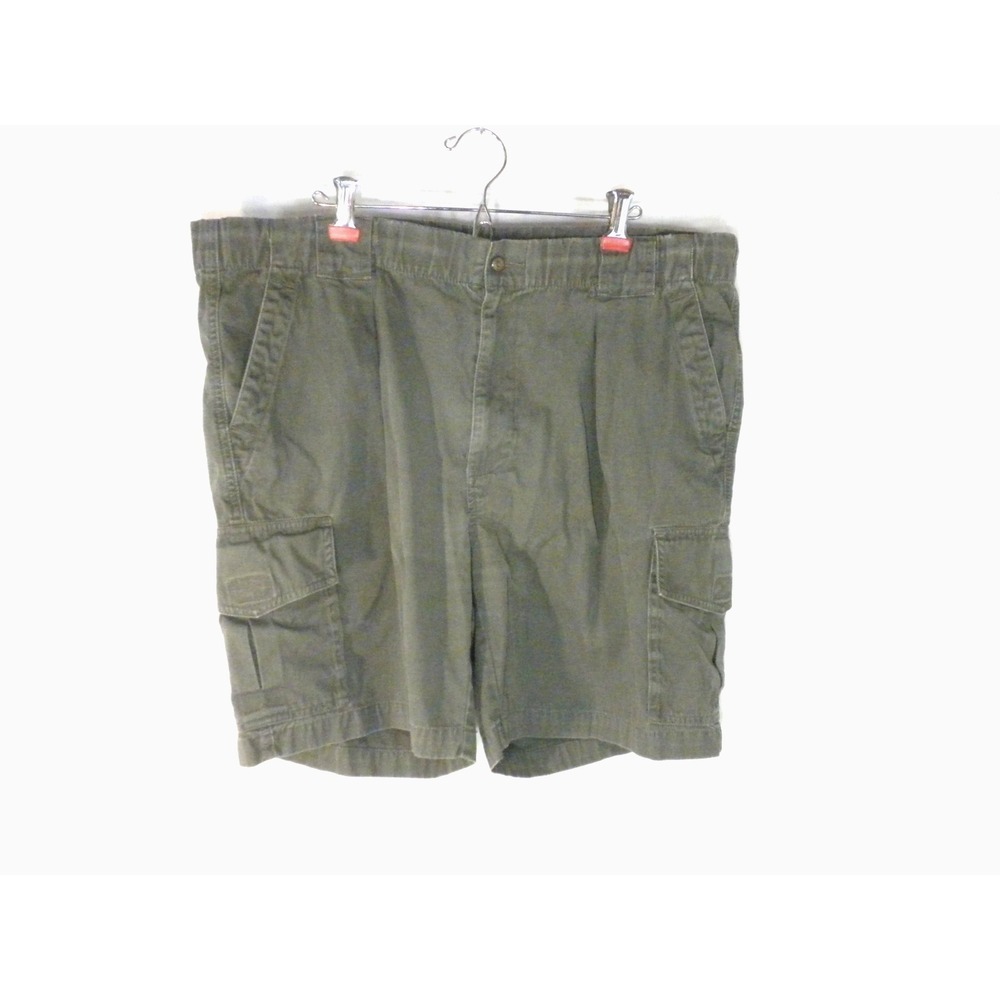 Tommy Bahama Shorts Mens M Army Green Cargo Drawstring Zip Hiking Gorpcore Skate